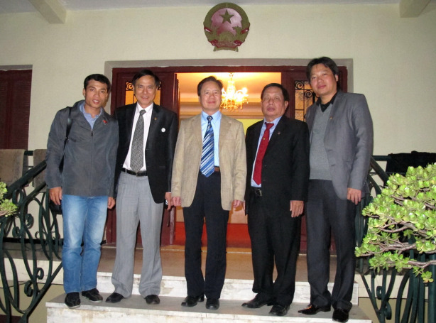 Lãnh đạo WVVF thăm Đại sứ quán Việt Nam tại Algelria