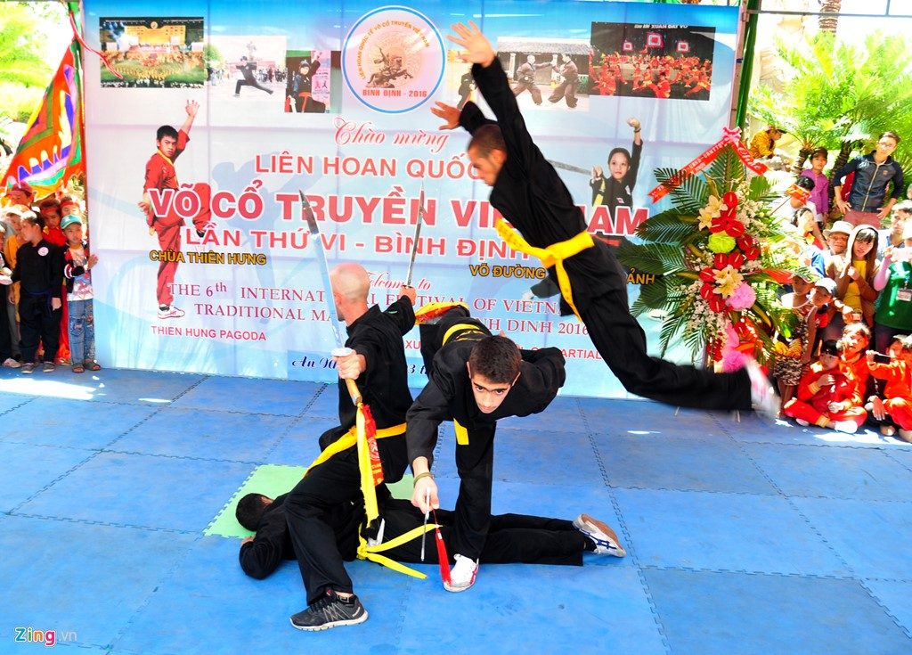 Các võ sư, võ sinh người nước ngoài đều rất hào hứng và đam mê môn võ của Việt Nam.