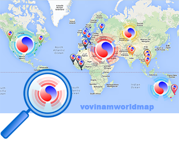 vovinam-world-map about