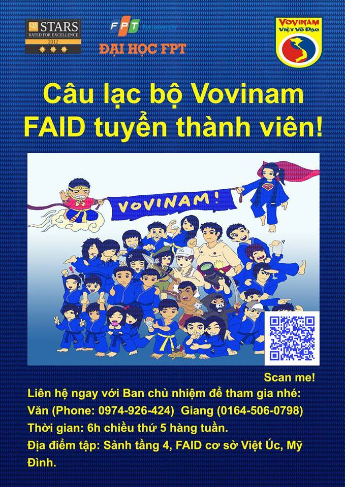 CLB Vovinam - FAID, FPT University - Hanoi